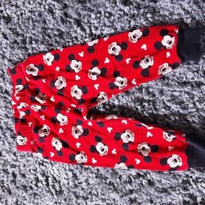 Toddlers Size 2T Red Mickey Mouse Pants